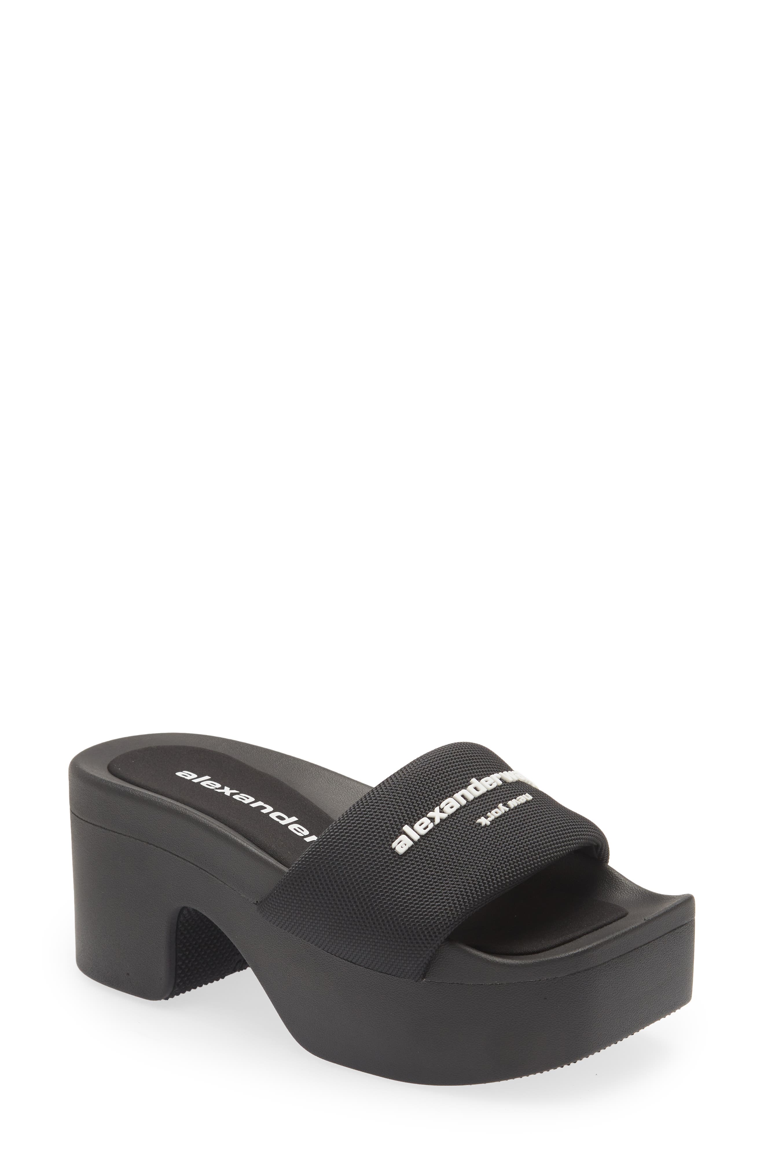 Alexander Wang Platform Slide Sandal, Main, color, 