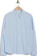 FRAME Cotton & Linen Chambray Button-Up Shirt