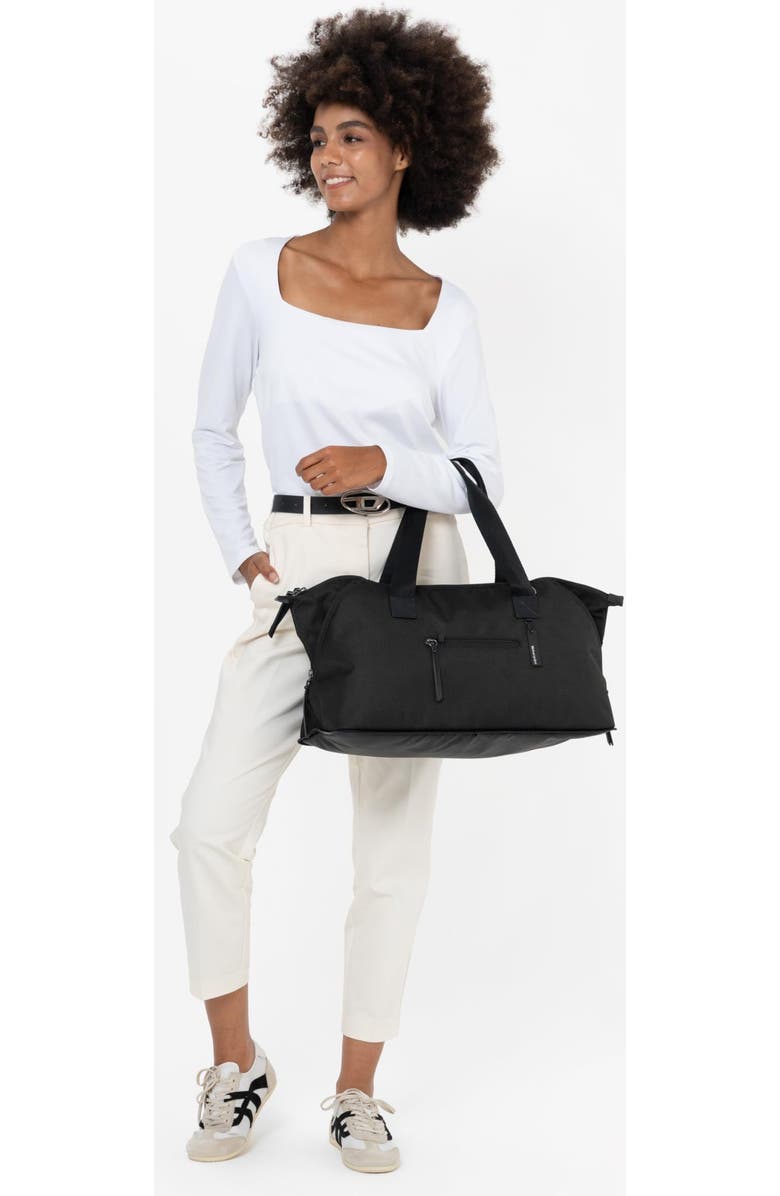 Sherpani Boston Anti-Theft Tote Duffel for Women with Removable Shoe Compartment, Alternate, color, Carbon