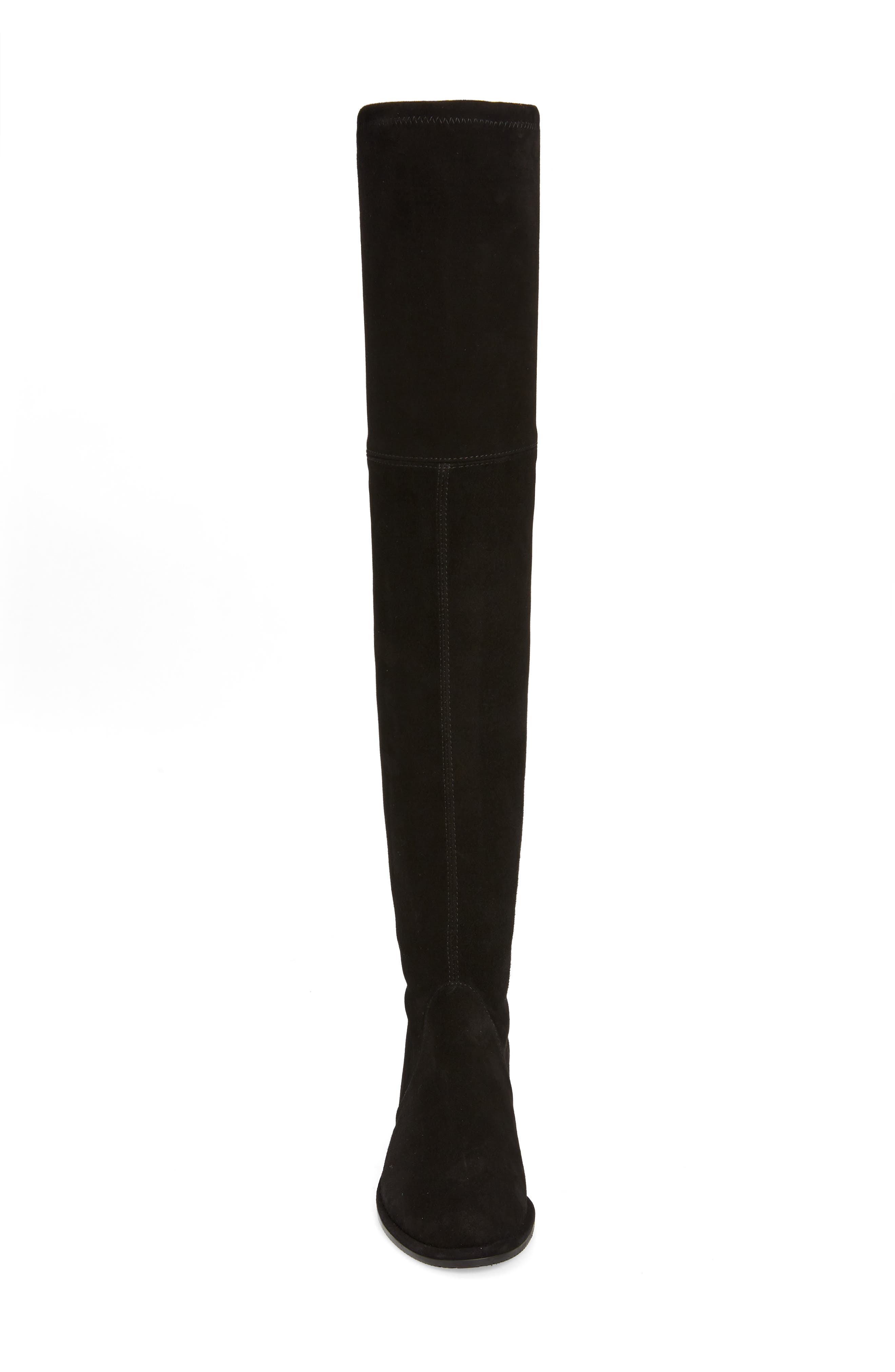 Stuart Weitzman 'Lowland' Over the Knee Boot, Alternate, color, Black