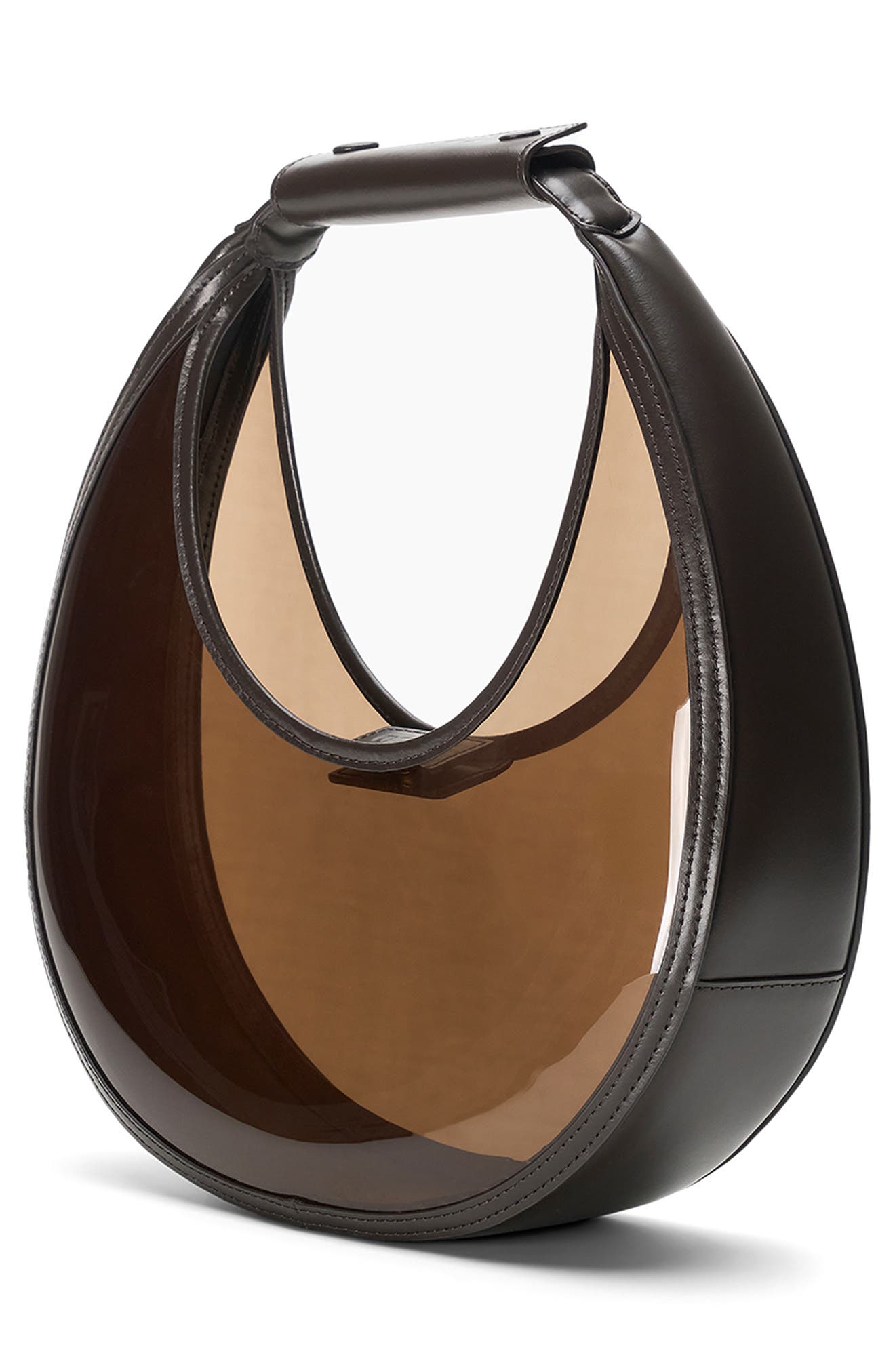STAUD Moon Transparent Top Handle Tote, Alternate, color, 