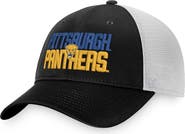 TOP OF THE WORLD Men's Top of the World Black/White Pitt Panthers Stockpile Trucker Snapback Hat