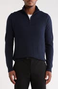 Nordstrom Cashmere Quarter Zip Sweater
