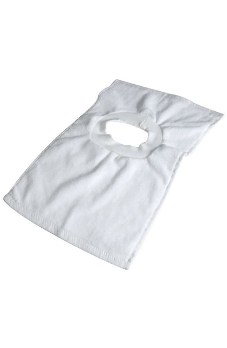 Kaplan Early Learning Company Deluxe Terry Pullover Bibs - Set of 10, Main, color, White