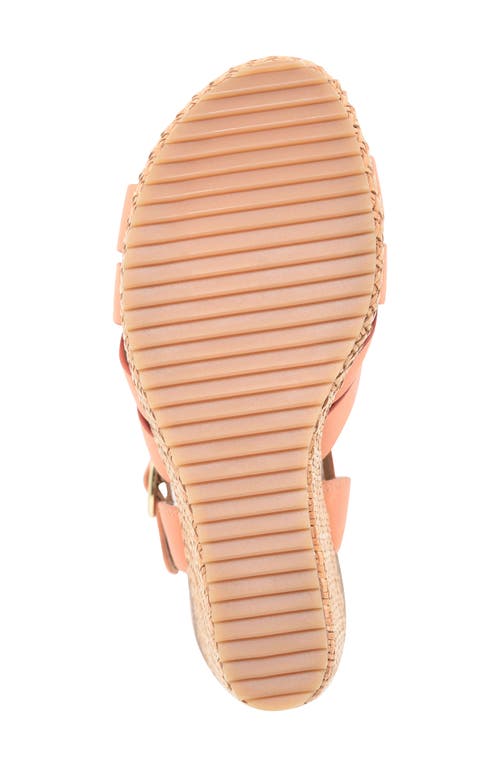 Söfft Carlana Wedge Sandal In Orange
