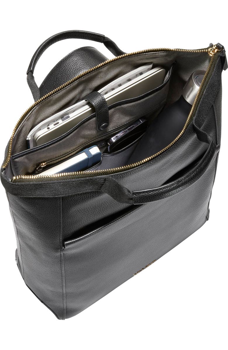 Cole Haan Grand Ambition Leather Convertible Backpack, Alternate, color,
