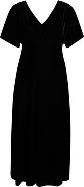Chelsea28 Velvet V-Neck Maxi Dress