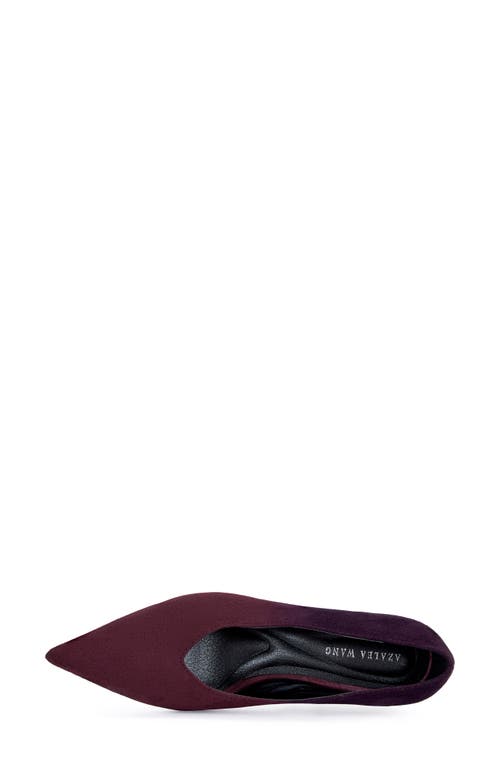 Azalea Wang Oceana Pointed Toe Pump In Purple