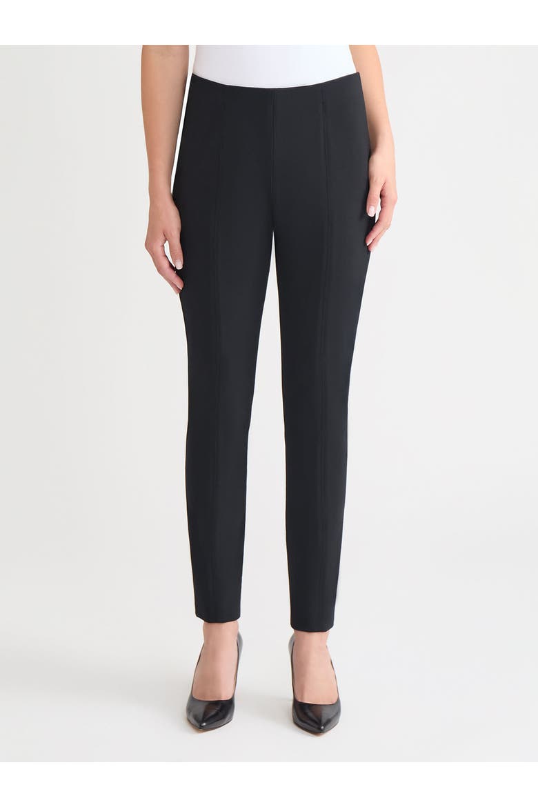 Nia Slim Leg LuxeStretch Ponte Pant, Main, color, Black