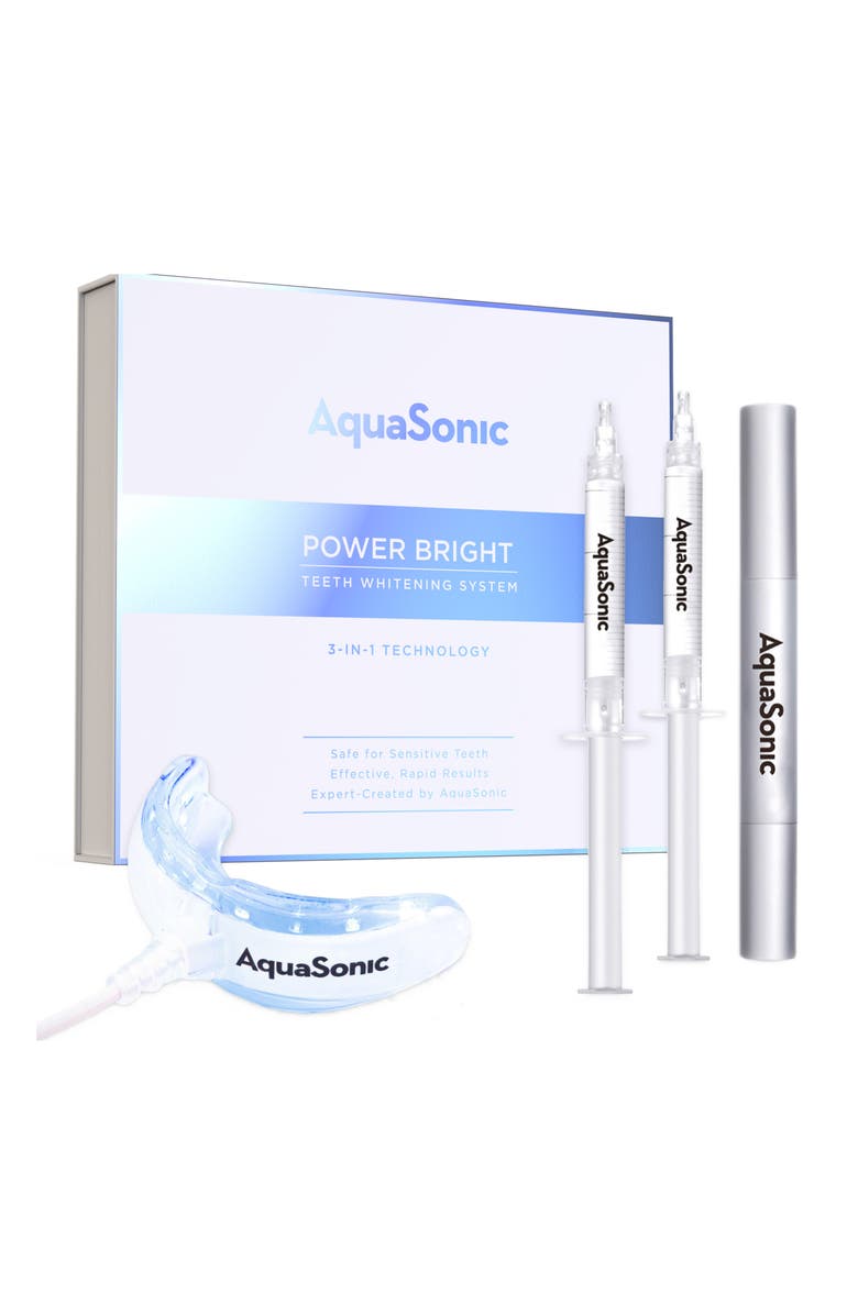 AQUASONIC Power Bright Teeth Whitening Kit, Main, color,