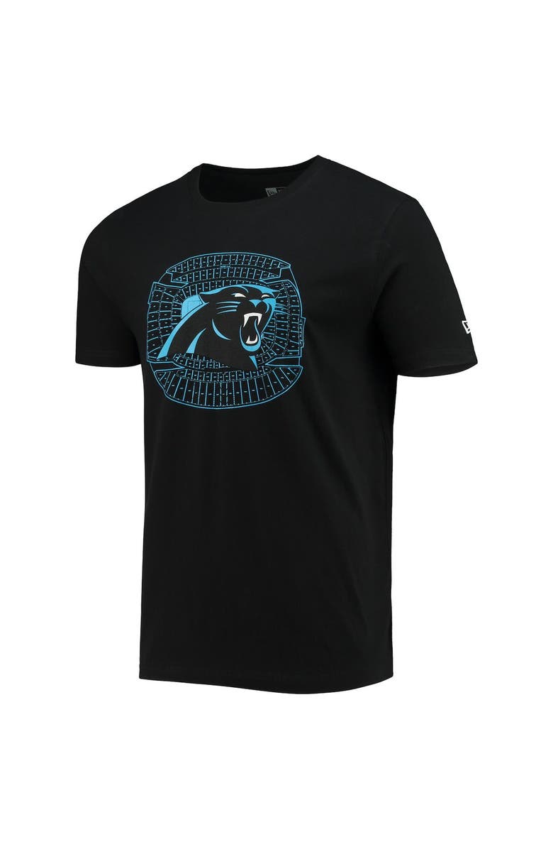 New Era Men's New Era Black Carolina Panthers Stadium T-Shirt, Alternate, color, 
