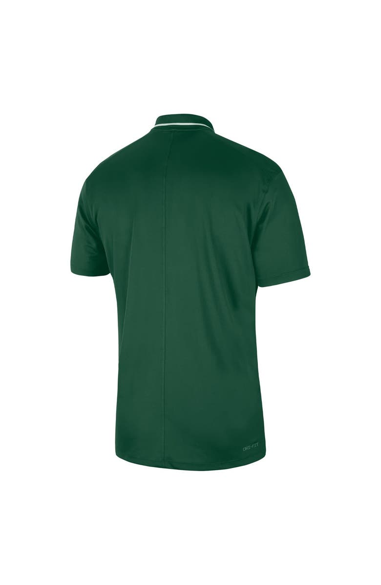 Nike Men's Nike Green Tulane Green Wave 2023 Sideline Coaches Performance Polo, Alternate, color,