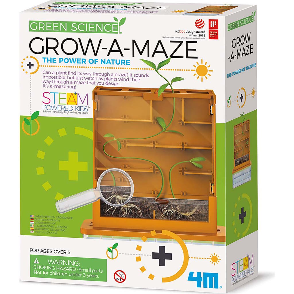 4M Green Science Grow A Maze, DIY Mini Plant Growth Lab, Kids 5+ in Multicolored  product