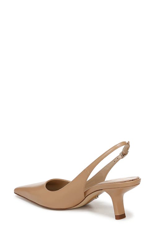 Sam Edelman Bianka Slingback Pump French Sand Leather In French Sand
