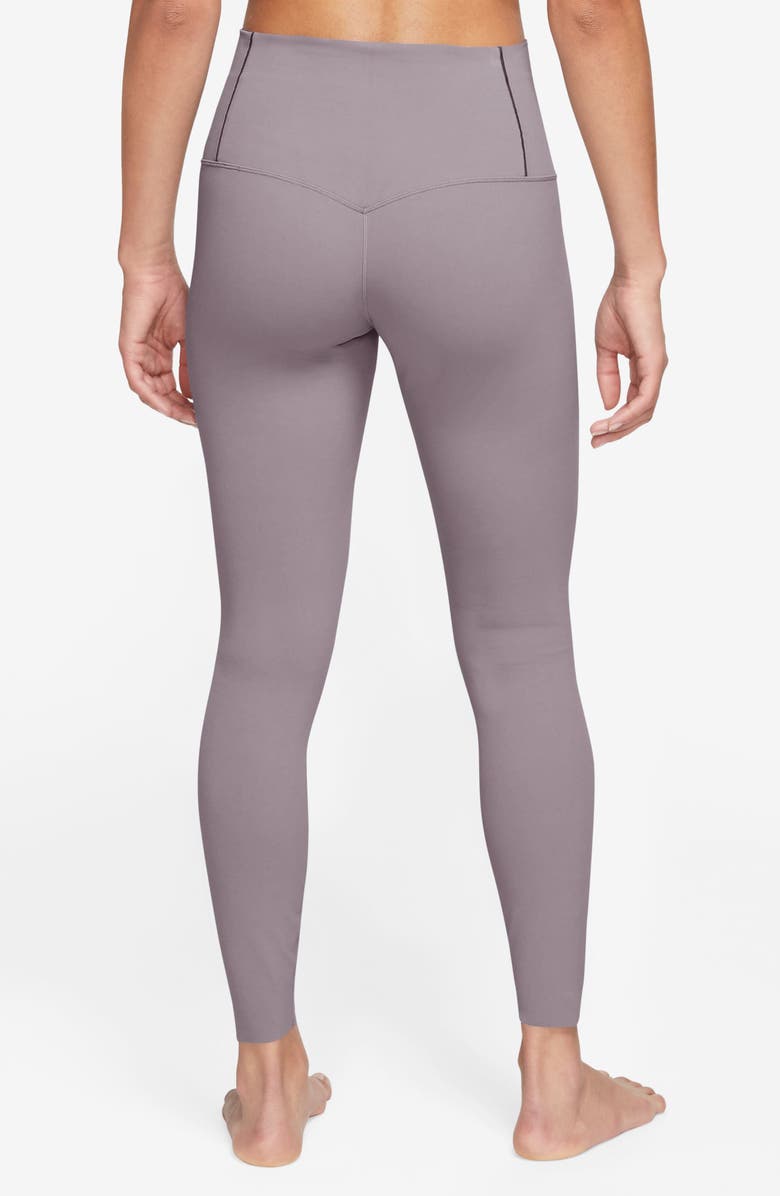 Nike Zenvy Gentle-Support High-Waisted 7/8 Leggings, Alternate, color, Ltvlor/ Black