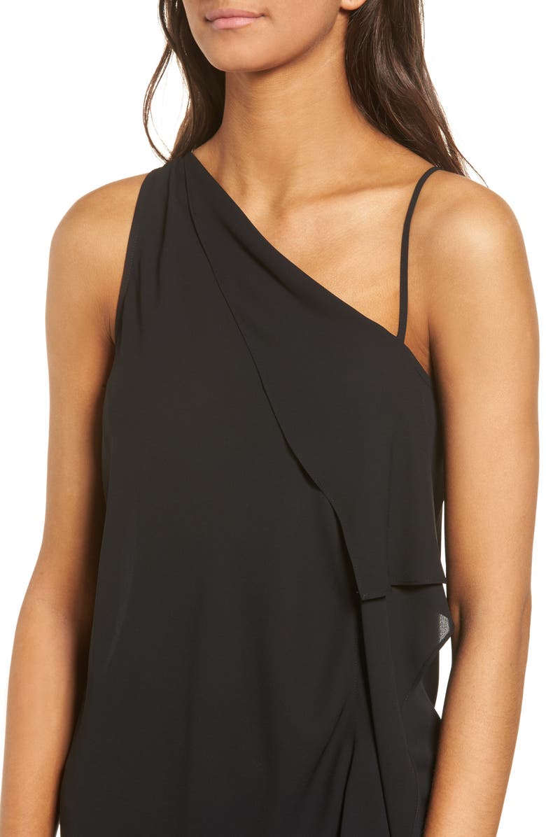 Trouvé Asymmetrical Sleeveless Top, Alternate, color, 