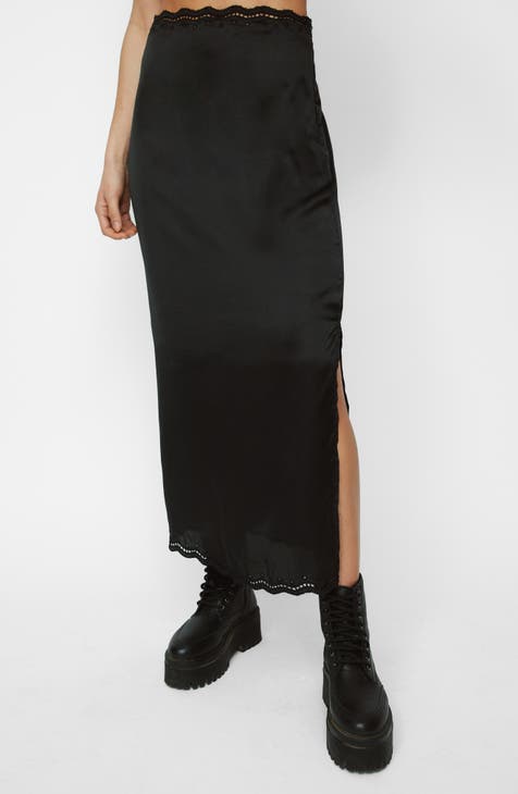 Women s Black Slip Skirts Nordstrom