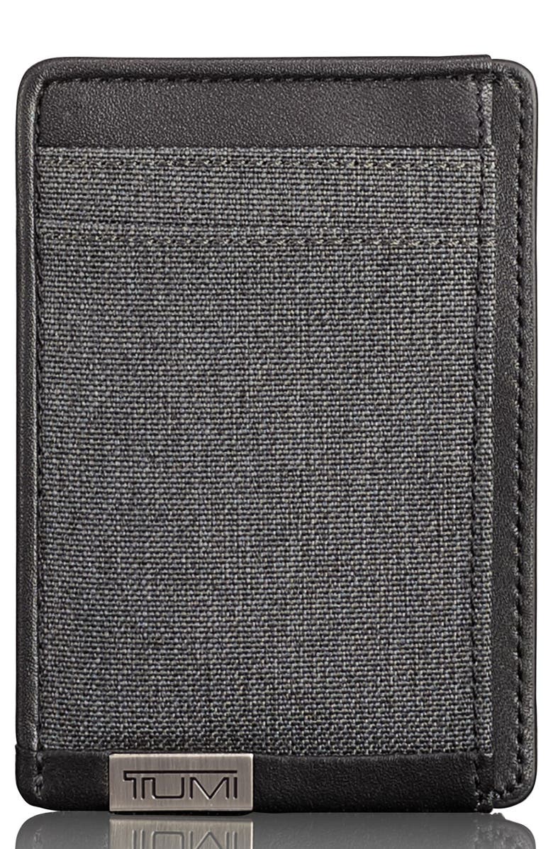 TUMI Alpha Money Clip Card Case, Main, color,