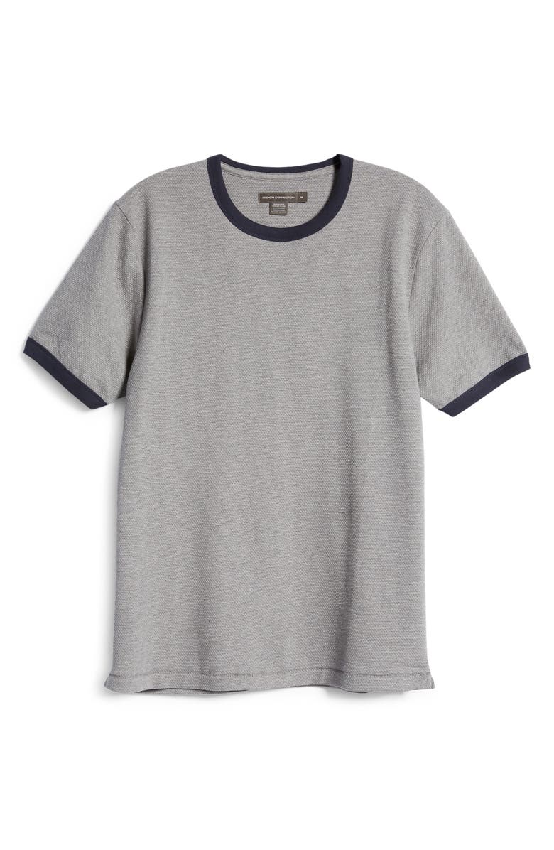 French Connection Men's Ampthill Tipped Crewneck T-Shirt, Alternate, color,