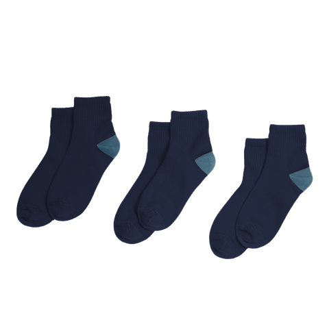 Kids Quarter Sock 3-Pack