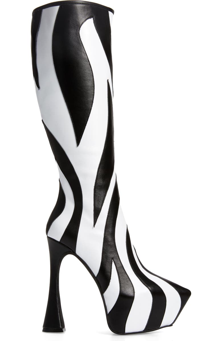 Jeffrey Campbell Untamed Knee High Boot, Alternate, color,