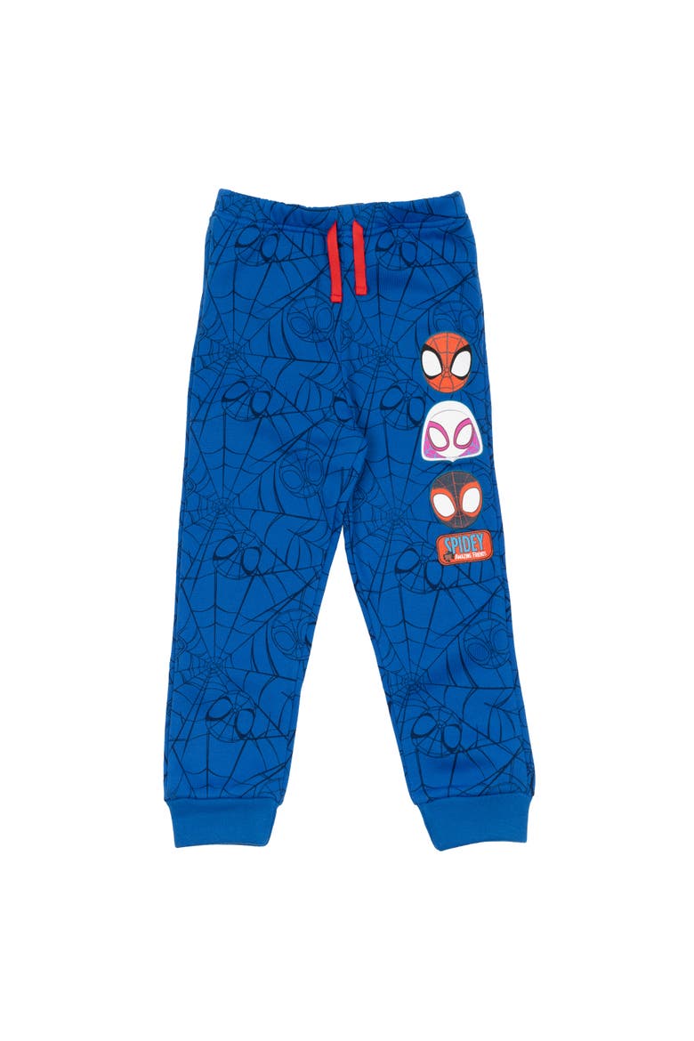 Spidey and His Amazing Friends 2-Piece Fleece Hoodie and Pants Set, Alternate, color, Spidey Blue Grey