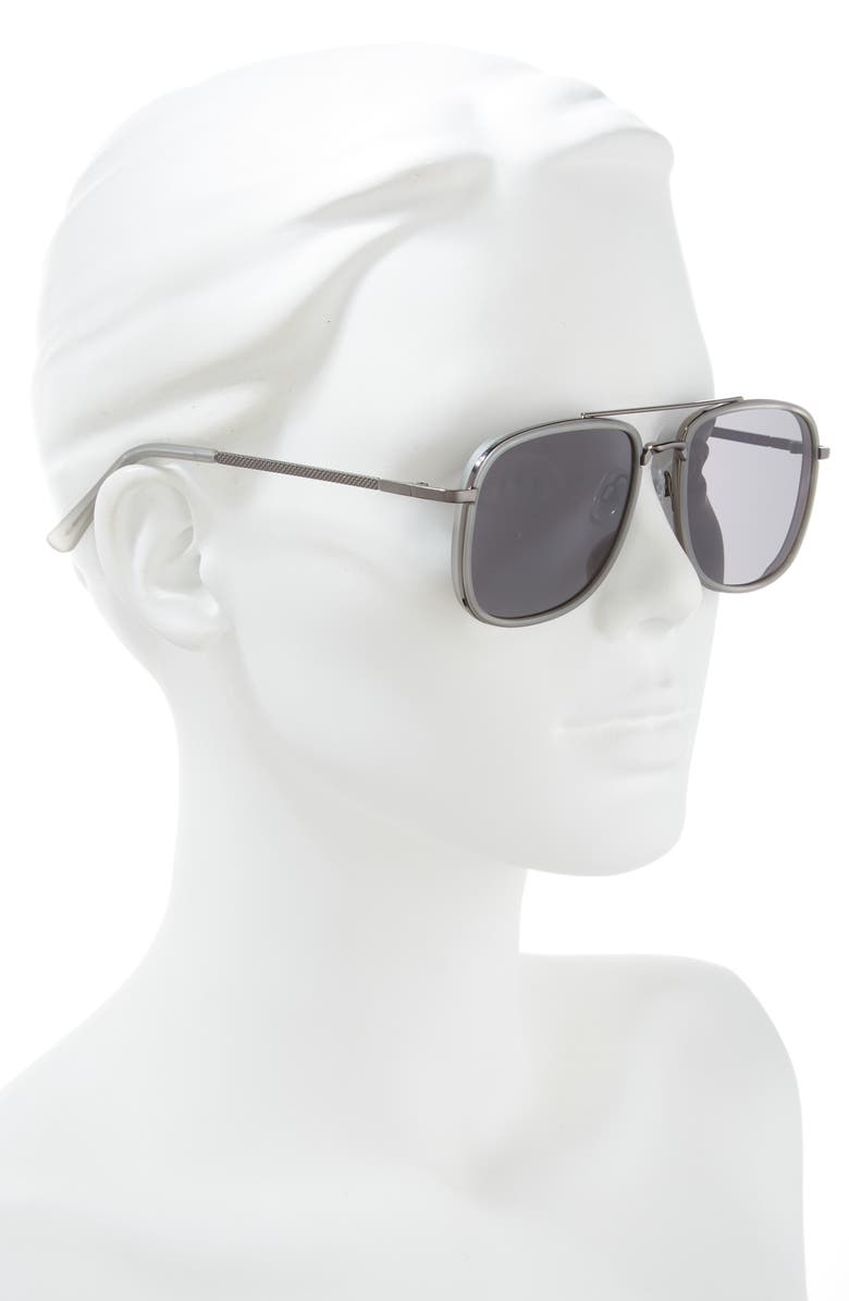 Vince Camuto 54mm Navigator Sunglasses, Alternate, color, Grey Gunmetal