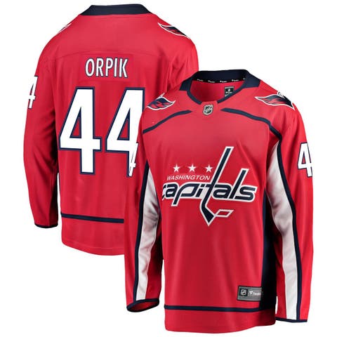 Men's Fanatics Branded Brooks Orpik Red Washington Capitals Breakaway Home Player Jersey
