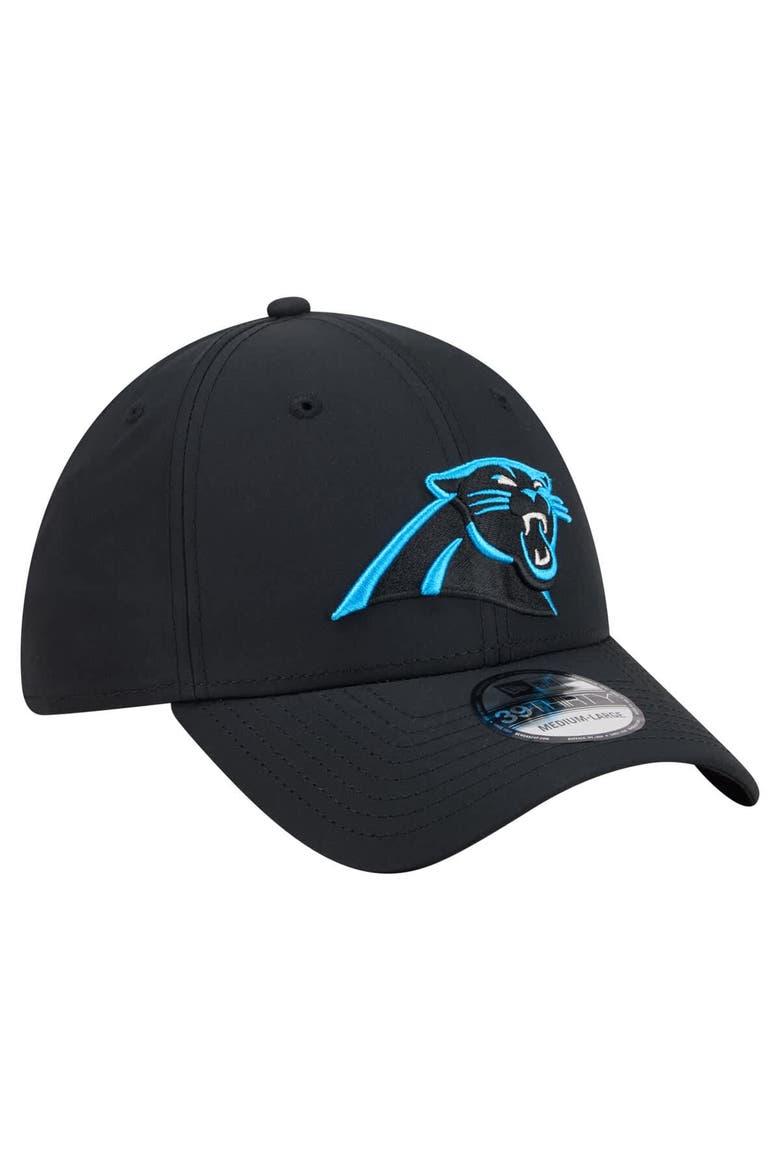 Men's New Era  Black Carolina Panthers Core Team 39THIRTY Flex Hat, Alternate, color, Black