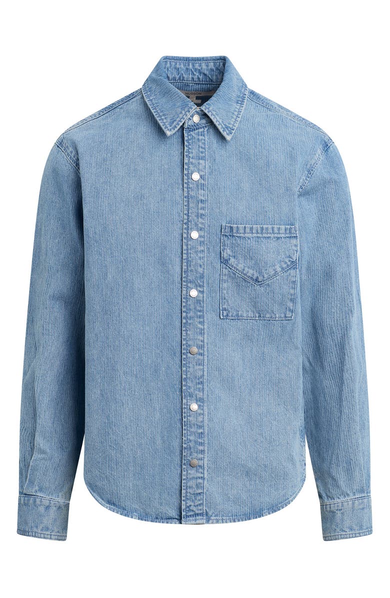 Hudson Jeans Denim Snap-Up Shirt, Alternate, color, Camden