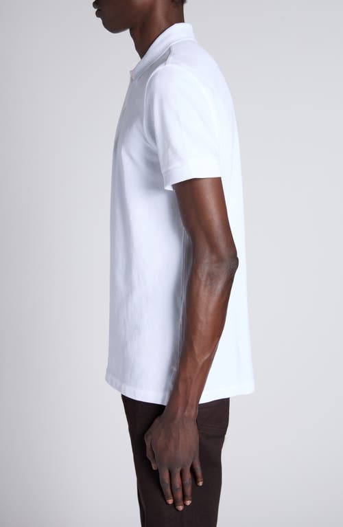 Tom Ford Towelling Polo In Aw002 White