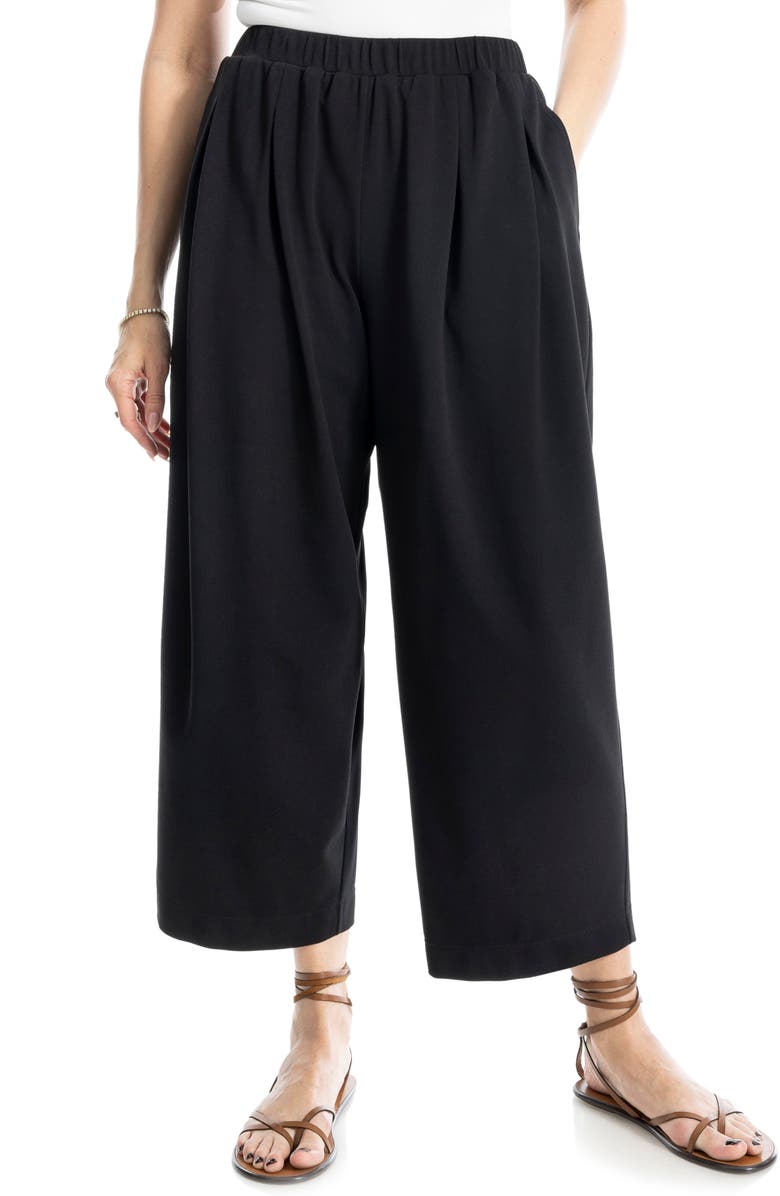 MAX STUDIO Ponte Barrel Pants, Main, color, 