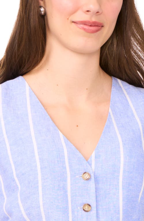 Halogenr Halogen(r) Stripe Linen Blend Vest