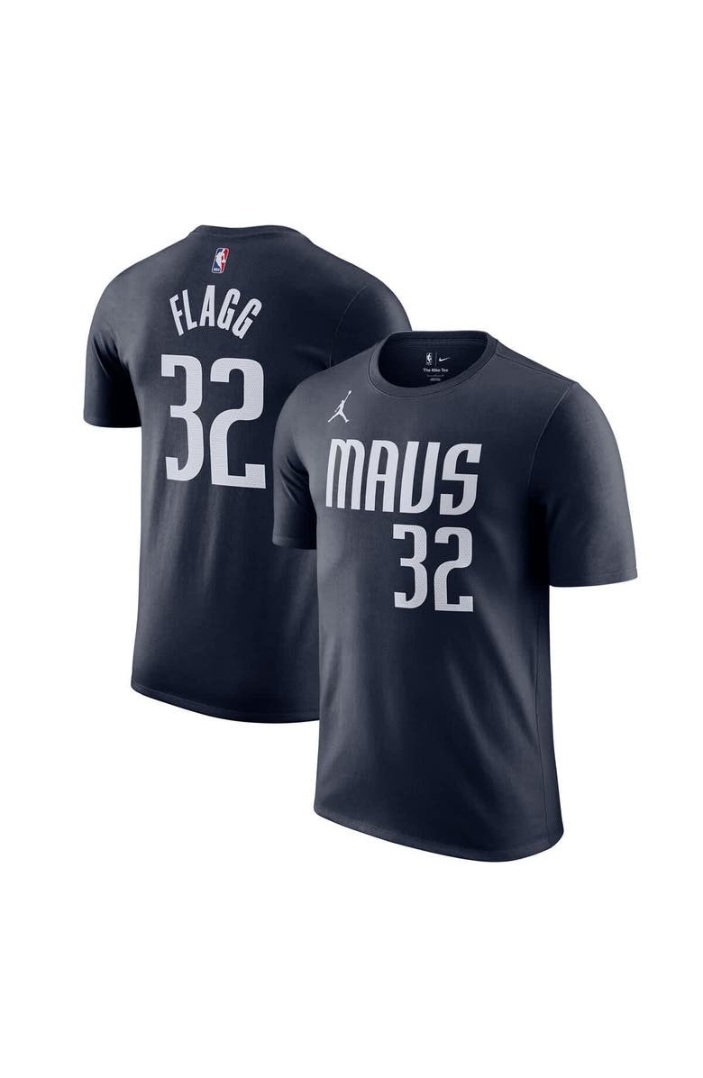 Jordan Brand Men's Jordan Brand Cooper Flagg Navy Dallas Mavericks 2025 NBA Draft First Round Pick Statement Edition Name & Number T-Shirt, Main, color, Navy