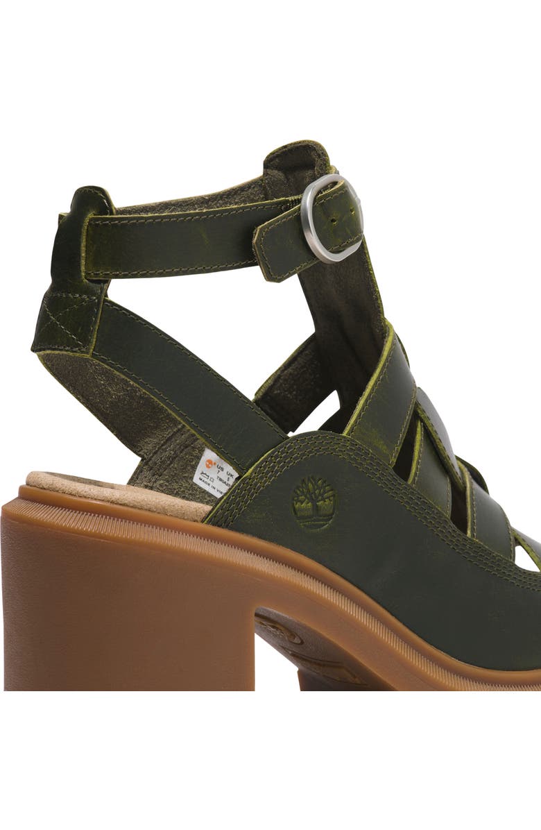 Timberland Allington Heights Platform Fisherman Sandal, Alternate, color, Dark Green Fern Grain