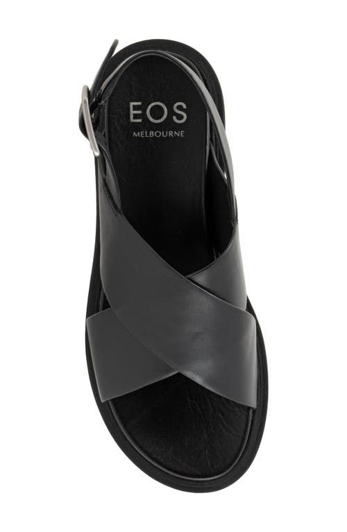 Shop Eos Footwear Flighty Slingback Platform Sandal In Black