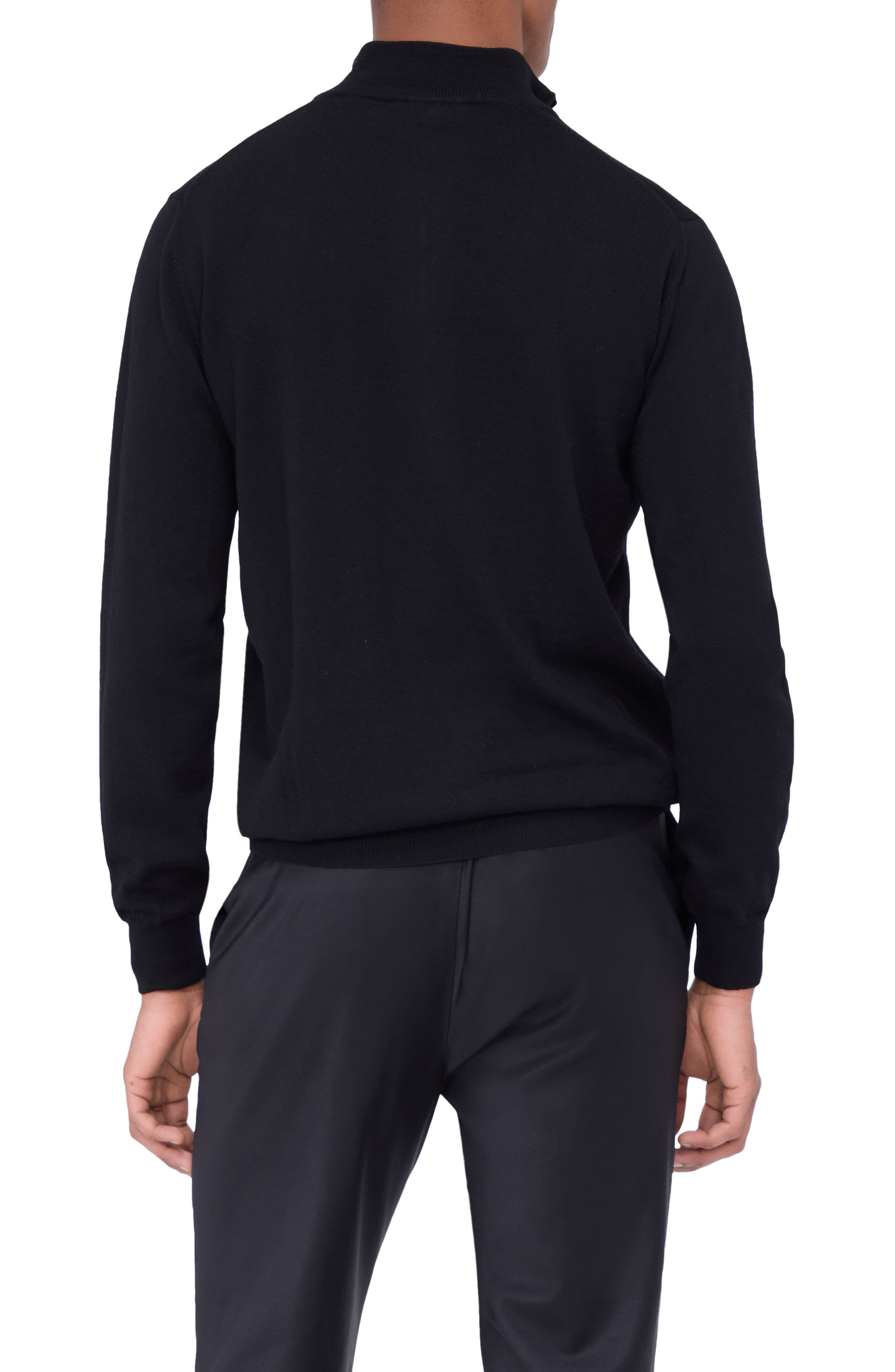 Merino Wool Quarter Zip Pullover - image 2