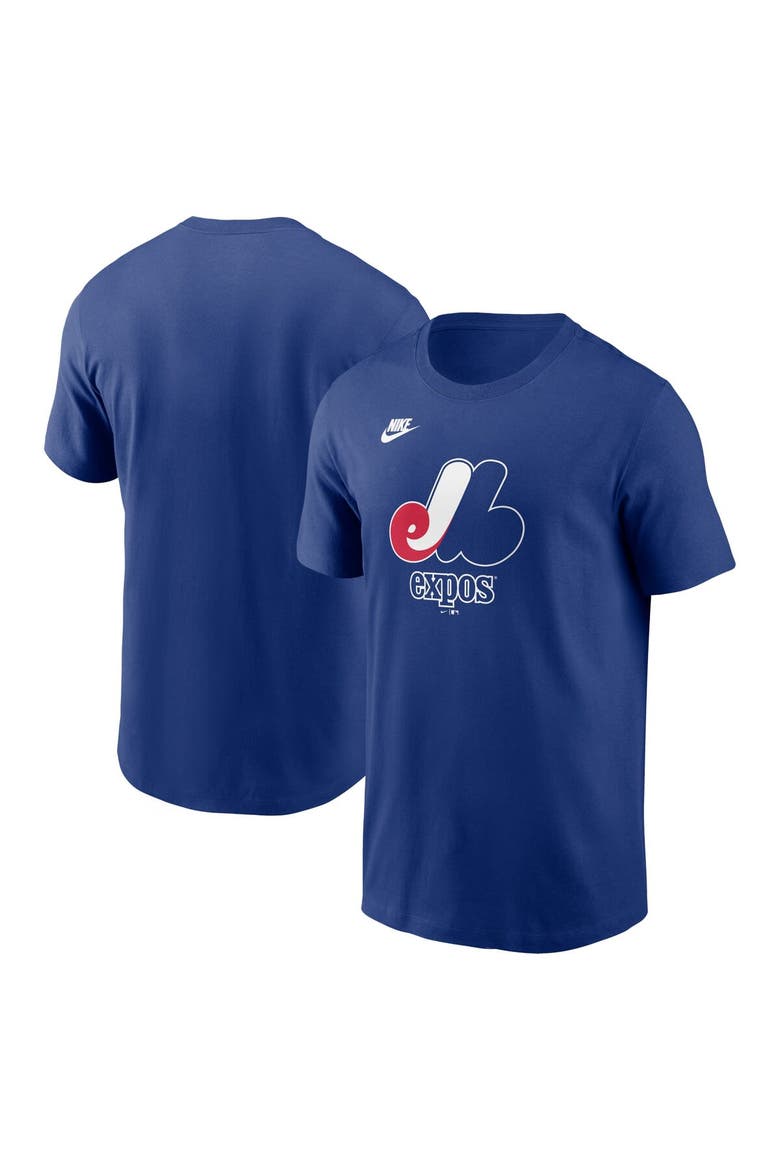 Men's Nike Royal Montreal Expos Cooperstown Collection Team Logo T-Shirt, Main, color, Royal