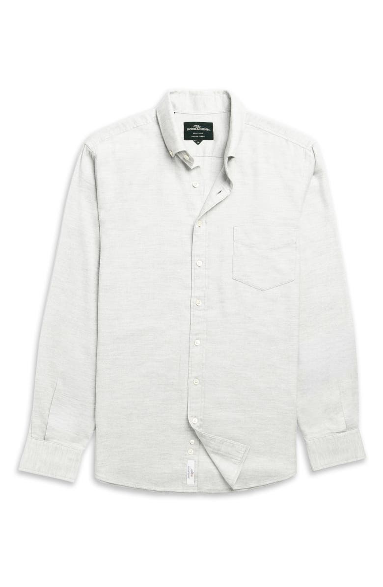Rodd & Gunn Barrhill Sports Fit Button-Down Shirt, Alternate, color, Silver