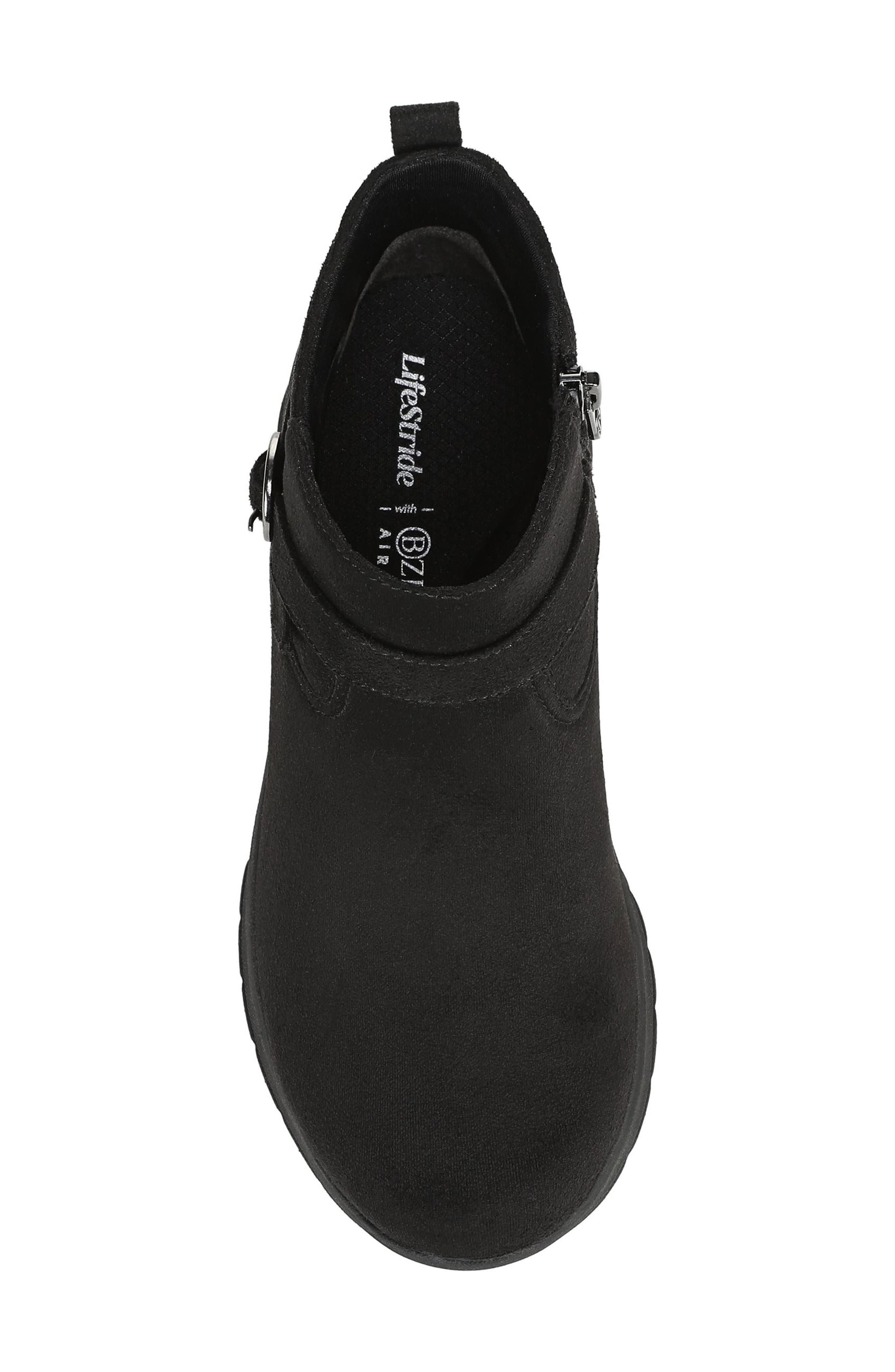 Guilder Bootie, Alternate, color, BLACK STRETCH FABRIC