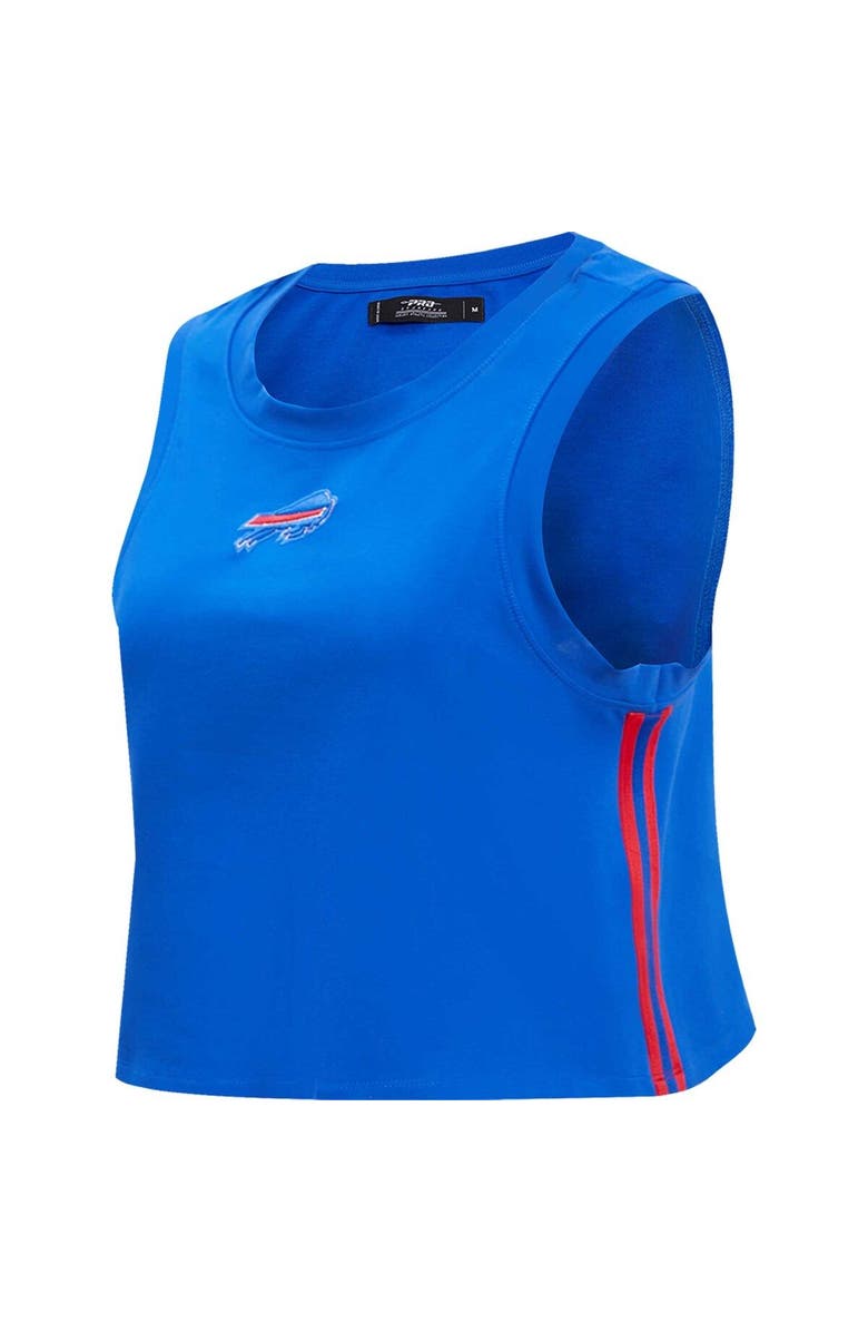PRO STANDARD Women's Pro Standard  Royal Buffalo Bills Ombre Wordmark Classic Cropped Tank Top, Alternate, color, 