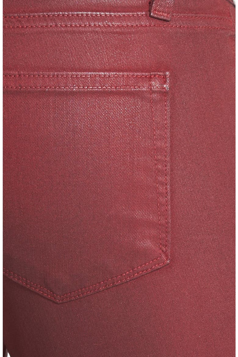 Denim 'Demi' Coated Ultra Skinny Jeans, Alternate, color, SHIRAZ SILK
