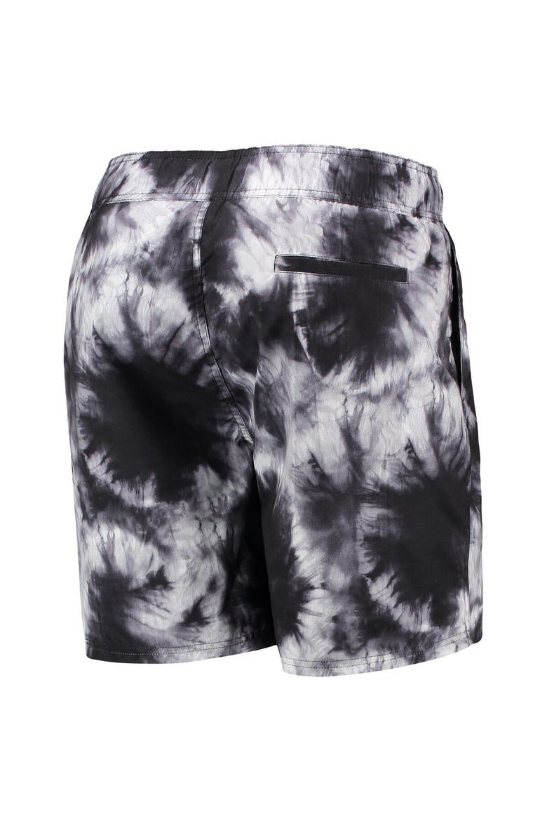 Men's G-III Sports by Carl Banks Black Brooklyn Nets Splash Volley Swim Shorts, Alternate, color, Black