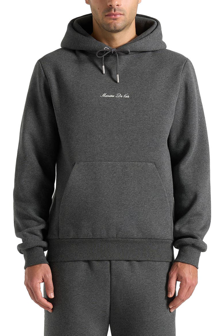 Signature Regular Fit Hoodie, Main, color, Charcoal Grey