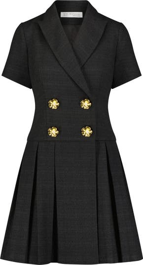【Mac Duggal】Tweed Short Sleeve Blazer Dress 関税送料込 36_da22b21d-3b6d-4d99-bb97-