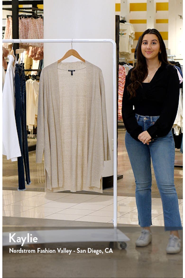 Longline Organic Linen & Organic Cotton Cardigan video