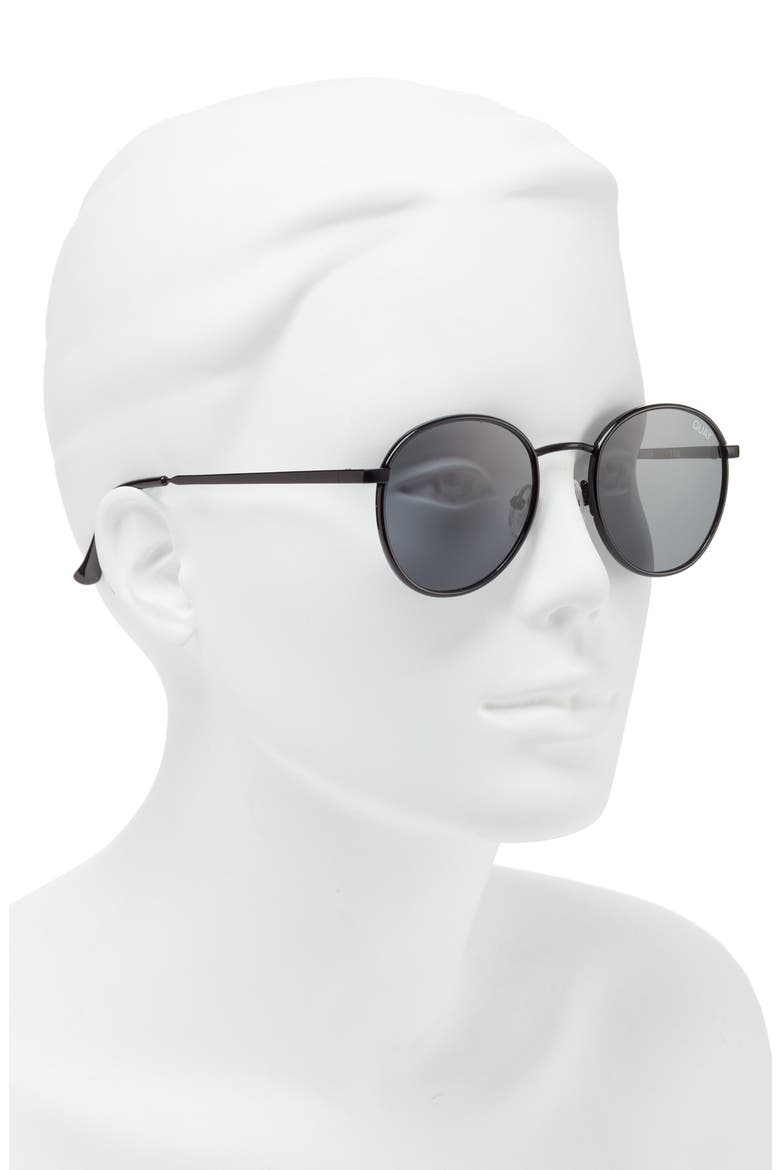 Australia Omen 45mm Sunglasses, Alternate, color, BLACK/ SMOKE