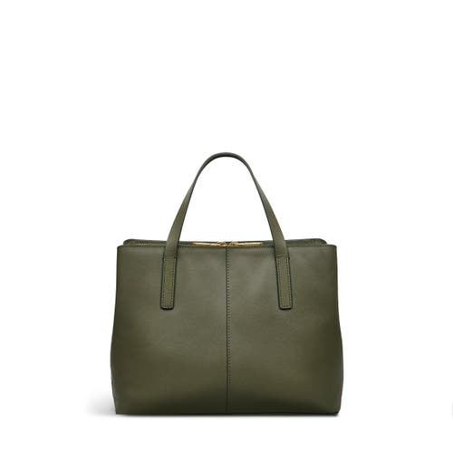 Radley London Dukes Place Medium Ziptop Satchel Bag In Dark Olive