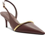 Arezzo Margaret Slingback Pointed Toe Pump