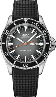 MIDO Ocean Star Tribute Gradient Rubber Strap Watch, 40.5mm